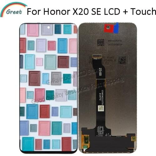 Original 6.6'' For Huawei honor X20 SE LCD Display Touch Panel Screen Digitizer Assembly For Honor X20SE LCD