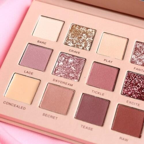 Nude Glitter Eyeshadow Pallete Sombras Brillantes Fard A Paupieres Maquillage Profesional Matte Eye Shadow Palette Cosmetics