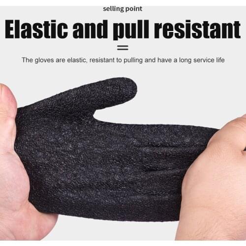 UV Sun Protection Half Finger Glove Breathable Fishing Glove Fish Equipment Hand Puncture Catching Fishing Glove