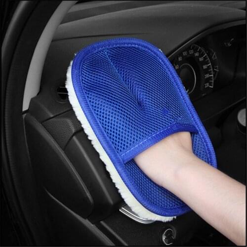 Car Washing Gloves Cleaning Brush for Hyundai SantaFe Veracruz Mistra Veloster Rohens AZERA Avante Accent