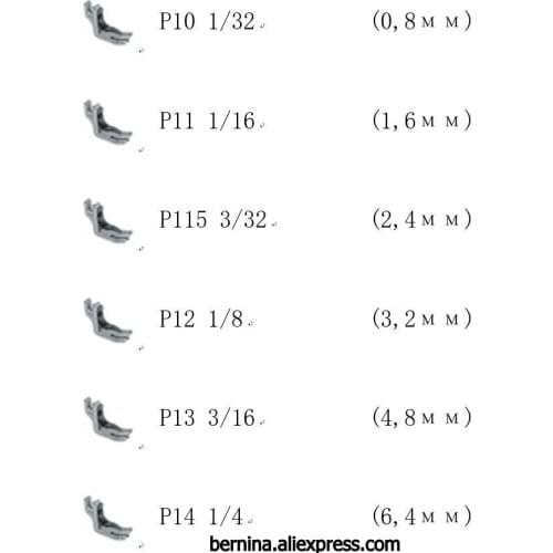 Industrial Sewing Machine Compensating Foot FEET P10 P11 P115 P12 P13 P14 P15 P16 P18 FOR JUKI TYPICAK SIRUBA JACK SINGER PFAFF