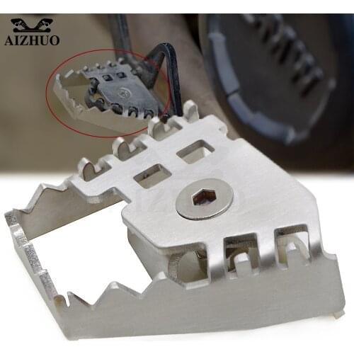 FOR BMW R1200GS ADV R1200 GS LC F800GS F700GS F650GS R1150GS Motorcycle Brake Lever Extension Rear Foot Peg Extender F800 F650GS