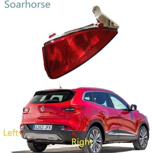 1pcs Rear Bumper Brake Lamp Reflector Taillight Fog Light Stop Warning light For Renault Kadjar 2016 2017 2018