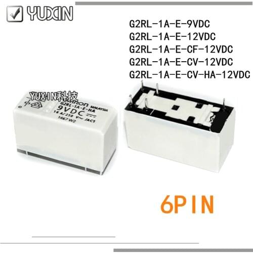 10PCS/LOT 100% New Relay G2RL-1A-E-HA-9VDC G2RL-1A-E-HA-12VDC G2RL-1A-E-CF-12VDC G2RL-1A-E-CV-12VDC G2RL-1A-E-CV-HA G2RL-1A-E