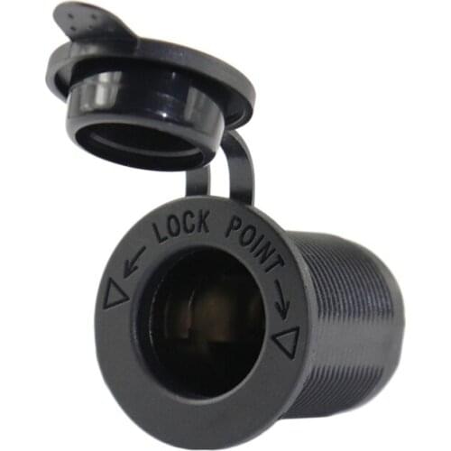 12V Waterproof Car Auto Motorcycle Cigarette Lighter Socket Splitter Power Plug Socket For Motorcycles Boats Mowers Tractors Car