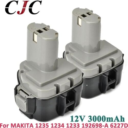 2x 12V Ni-MH 3000mah For MAKITA Battery 1234 1233 1235F 192698-8 193157-5 Batteries Cordless Drill Power Tool