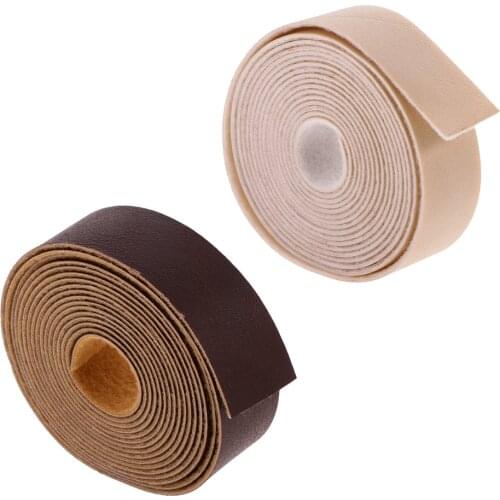 2 Rolls of 10m DIY PU Leather Straps Wide Strips Handbag Belt Making Accessories