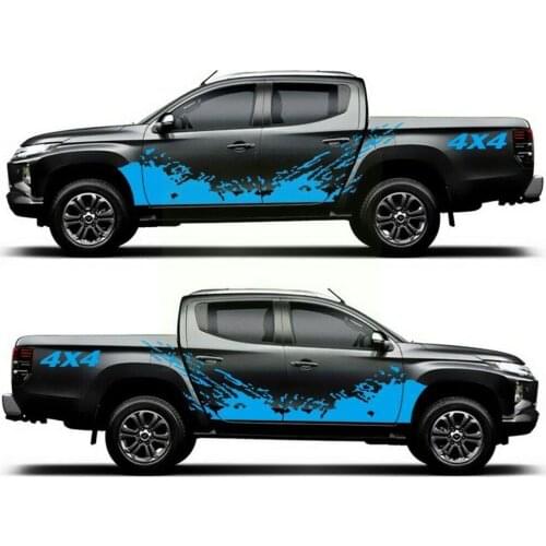 Auto Parts Stickers Pickup Products Decoration Motorcycle Off Car Splash Road Vinyl Stickers 4x4 Decal Truck Trim Body Grap F4Y4