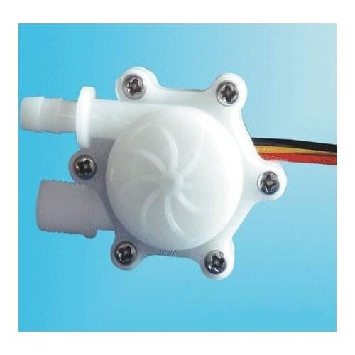 Free Shipping 10PCS/Lot DC3-18V Water Flow Counter Valve Thread Ports and Hose Barb Model 1PC-HE2PT