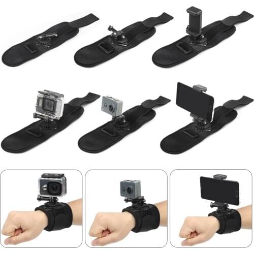 Gopro 9 Quick Release Wrist Strap Arm Strap DJI/Insta360 Gopro 9/8/7/5 Accessory 360 Degree Rotation Universal Wristband Bracket