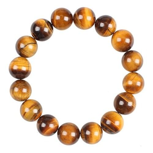 AAA Natural Yellow Tiger Eye Stone Beads Bracelets Charm Bracelet Jewelry 6/8/12/14/16mm Bracelets For Man Woman