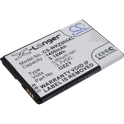 CS 1400mAh / 5.18Wh battery for Wiko Ozzy, Ozzy Double Sim OZZY