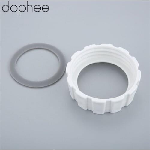 Dophee White Replacement Base Bottom Cap & One Sealing Gasket Fit for Hamilton Beach Blender Kitchen Aid Parts