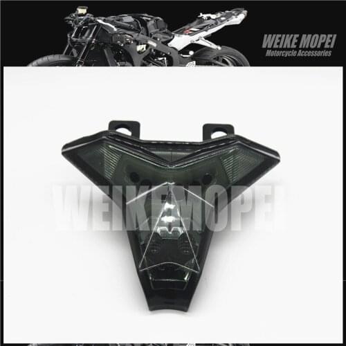 Smoky Rear tail light LED Rear Brake Turn Signal Tail Light Taillights Fit For Kawasaki Ninja Z1000 ZX-10R NINJA400 Z400