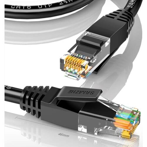 Ethernet Cable RJ45 8P8C Cat6 UTP RJ 45 Network Cable 20m 25 30 40 50M for Cat 6 Compatible Modem Computer Router Cable Ethernet