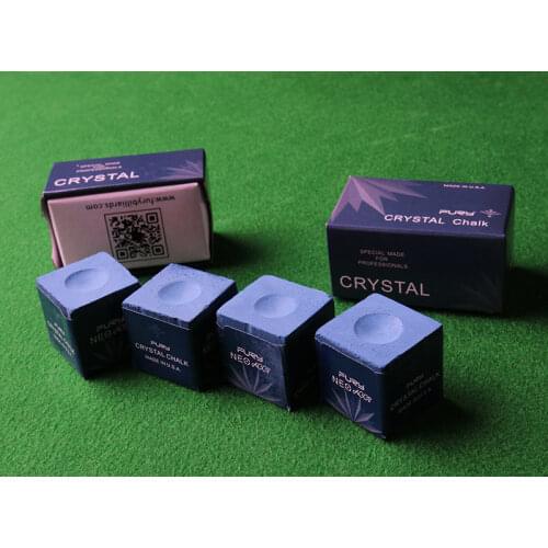 FURY Billiards Chalk 1 Piece 1pc Bar Blue Oily Pool Cue Billiar Accessories Supplies Professional Tacos De Billar Crystal Chalk
