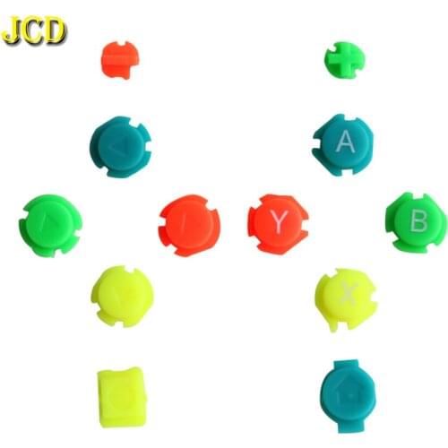 JCD 1 set Colorful ABXY Directions Keys Buttons Joystick for Nintend Switch NS NX Controller Joycon Left Right Controller