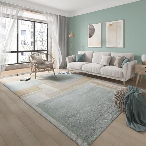 Carpet Living Room Large Area Full Bedroom Bedside Blanket Home Modern Coffee Table Mat Geometric Minimalist Floor Mat