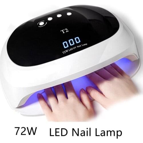 72W UV LED Nail Lamp Manicure Lamp Nail Dryer 4 MODE With 36 LEDS For Manicure Nail Art Tools Curing Gel Nails