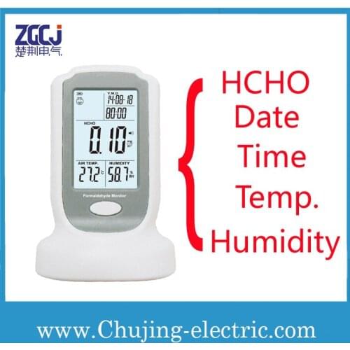 LCD display formaldehyde monitor multifunction tester display Date.Time. Formaldehyde.Temperature.Humidity HCHO tester