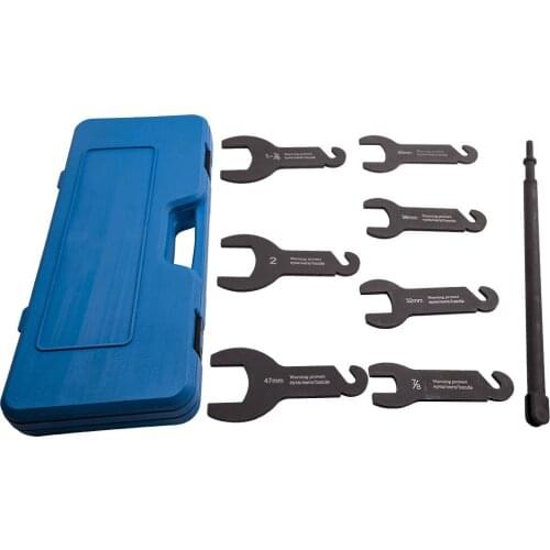 7 Pcs Pneumatic Fan Clutch Wrench Set For Ford For Chrysler 7/8", 2", 32mm 36mm 40mm 47mm Kit Set Dropshipping