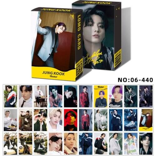 NEW KPOP South Korean Groups Bangtan Boys Album Poster Lomo Cards Butter Map of The Soul on:e Collection Card Photocard Gift
