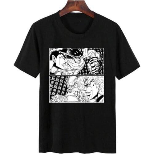 2019 summer new anime Harajuku JOJO T-shirt O-neck printing casual fashion short-sleeved street clothing direct sales