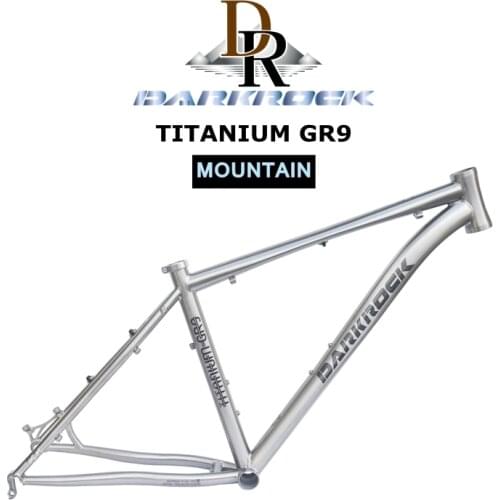 NEW!! DARKROCK LINFA Titanium Frame Mtb Bicycle Frame Titanium Alloy 16" 17" 18" Mountain Bikes 26er 27.5er Frame