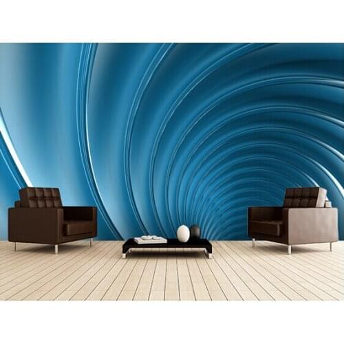 Custom 3D art wallpaper, Twirl murals for Apartment Hotel residential background wall vinyl papel de parede