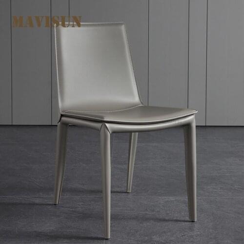 Practical Home Modern Minimalist Nordic Light Luxury Dining Chair Restaurant Coffee Shop Stool Hall Reception Chairs For Office
