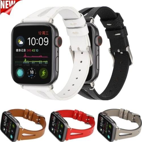 Strap For Apple Watch band 44/40/42/38mm Replacement Bracelet slim fit fashion Watchband Accessories for Iwatch series 4/3/2/1