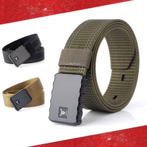 Outdoor Hiking Climbing Belts Quick Release Military Tactical Taining Waist Belt Adjustable Hunting Airsoft Sports Nylon Belt