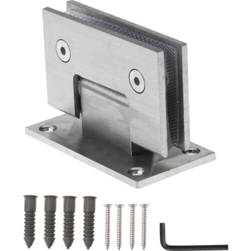 8-12mm Glass Door Hinge Bathroom Shower Door Frameless Bracket Wall Mounted Door Hinges Y5JA