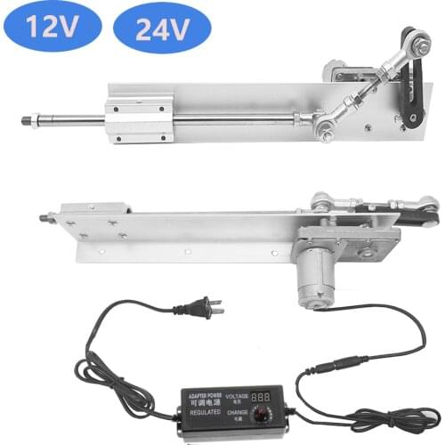 DC 12V 24V Telescopic Linear Actuator Display Power Adapter With Speed control High Power Telescopic Linear