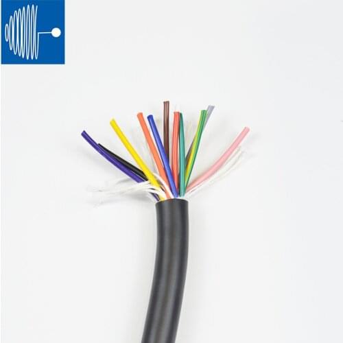 TRIUMPHCABLE/SHENGPAI 1/2 meter UL2464 24AWG 9core 12core Multi Core Wire High Flexible Unshielded Drag Chain Cable Control Wire