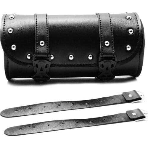 Universal Hanging Saddle Bag Stylish Practical PU Leather Tool Storage Motorcycle Sided Tail Wear Resistant Large Capacity