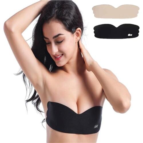 Women Strapless One-piece Invisible Underwear Average Code Sexy Lingerie Hot Woman Sexy Underwear Strapless Summer Half Cup