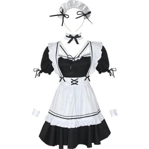 Women Dress Mobile Game Miracle Warm Around The World Sweetheart Lolita Cosplay Dress Queen Maid Outfit Performance Costume
