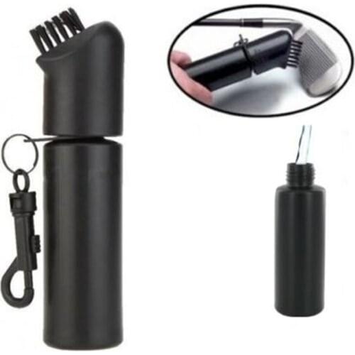 1pcs Golf Cleaner with Water Bottle Golf Equipment Golf Club Scrub Wet Cleaning Brush Golf Iron Ball Cleaning Brush