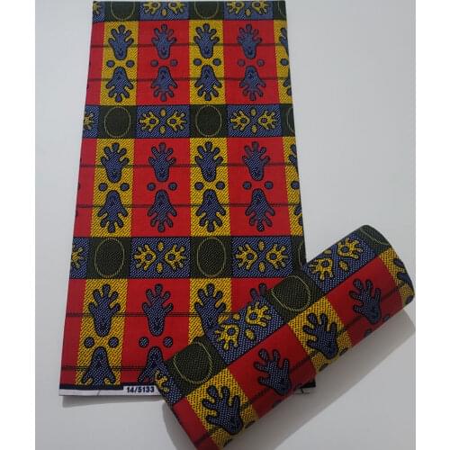 2020 Latest style 100% Cotton African Wax Clothes Ankara Wax 6 yards for party dress Ghana High Quality Nigeria wax AY2