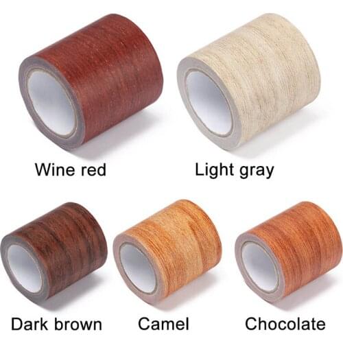 4.57m/Roll Vurniture Repair Tape Wood Grain Wood Floor Mildew Proof Waterproof Tape Household Gadgets Strong Self Adhesive Tapes