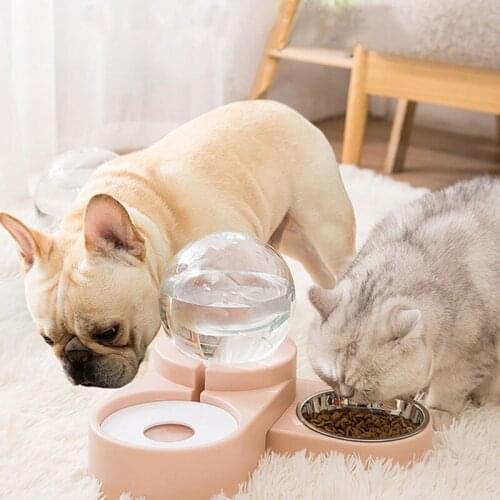 Pet Bubble Automatic Cat Water Fountain For Pets Water Dispenser Large Drinking Bowl Cat Drink 2.8L No Electricity