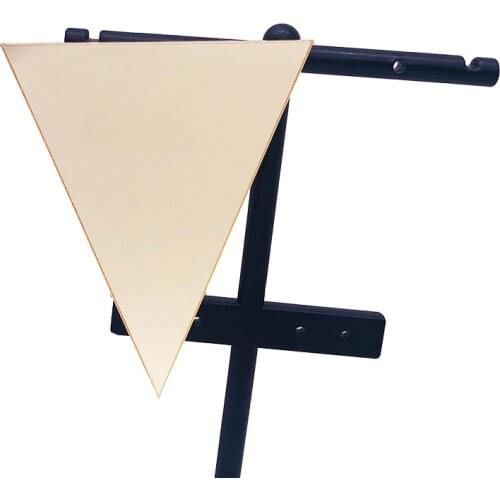 Free Shipping!Gold Mirror Acrylic Triangle Stud Earrings For Women