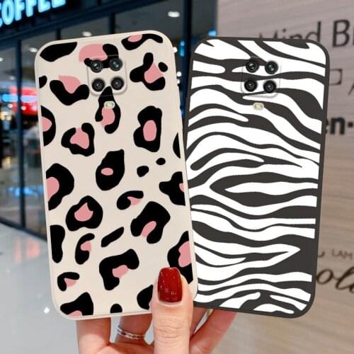 Coque For Xiaomi Redmi Note 9 Pro Case Poco X3 Pro Redmi 9 9T 9C 9A Note 8 9 10 Pro Max 9S 10S Lens Protection Leopard Cover