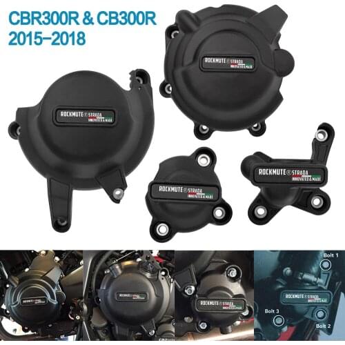 Motorcycles Engine Full Cover Protection Case For HONDA CBR300R CB300R 2015 2016 2017 2018 Crash Protector Slider Pad