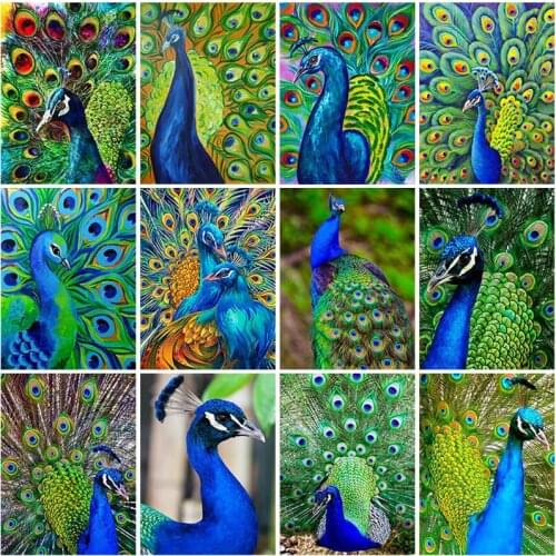 DIY 5D Diamond Painting Full Square Drill Brid & Flower Diamond Embroidery Cross Stitch Mosaic Kits Wall Art Home Decor