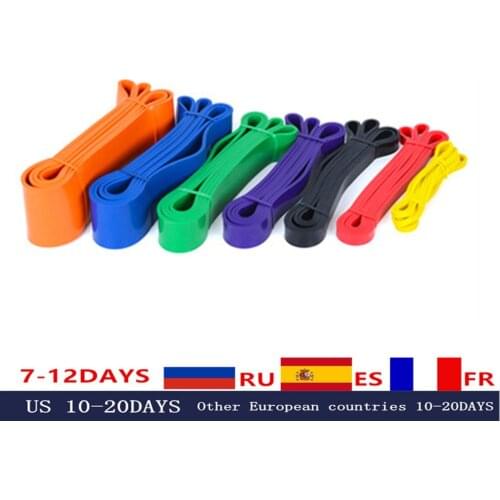 Resistance Bands Exercise Elastic Natural latex Workout Ruber Loop Strength rubber band for Fitness Equipment Training Expander