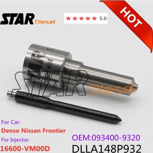 DLLA148P932 093400-9320 Injector Nozzle For Denso Nissan Frontier 16600-MB40A 16600-MB40# 16600-VM00A 16600-VM00D DCRI106240