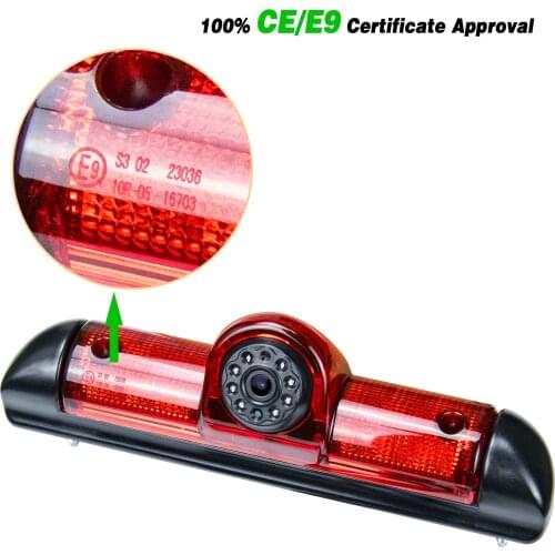 HD 3rd Brake Light E9 Reverse Camera Rear Backup Camera for FIAT Ducato, CITROEN Jumper, Citroen Relay, PEUGEOT Boxer X250 06-17