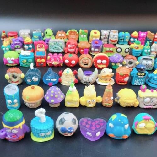 Cartoon 25/50/100Pcs Garbage bug Minifigure Doll Toys Cute Monster Animals stikeez Action Figure Toys Muti Style Random Send